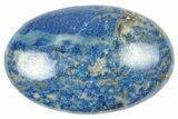 Polished Lapis Lazuli Palm Stone - Pakistan #250648-1